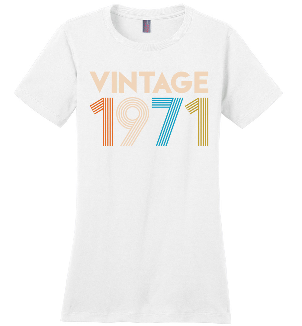 Vintage 1971 Limited Edition Ladies Perfect Weight Tee