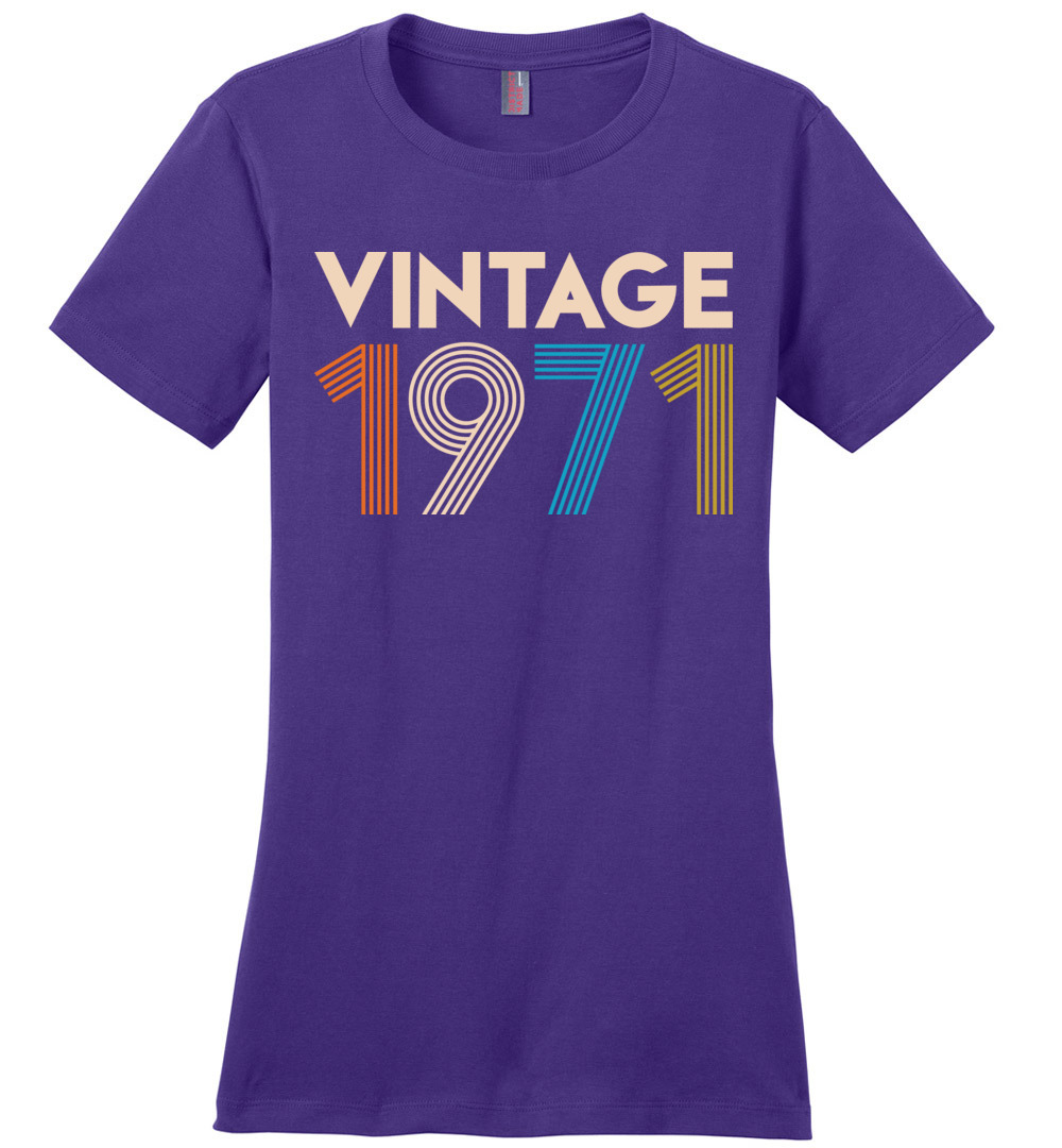 Vintage 1971 Limited Edition Ladies Perfect Weight Tee