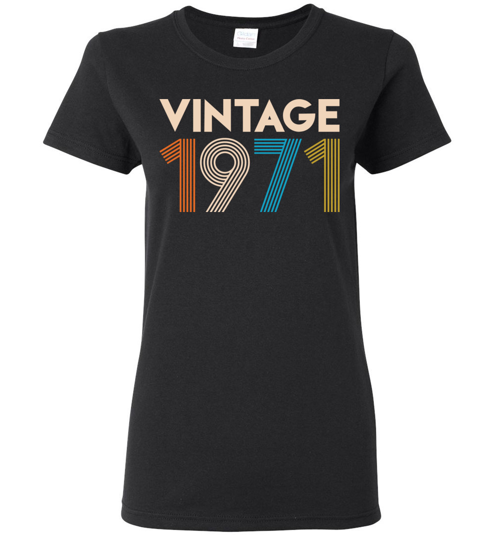 Vintage 1971 Limited Edition Ladies Short-Sleeve