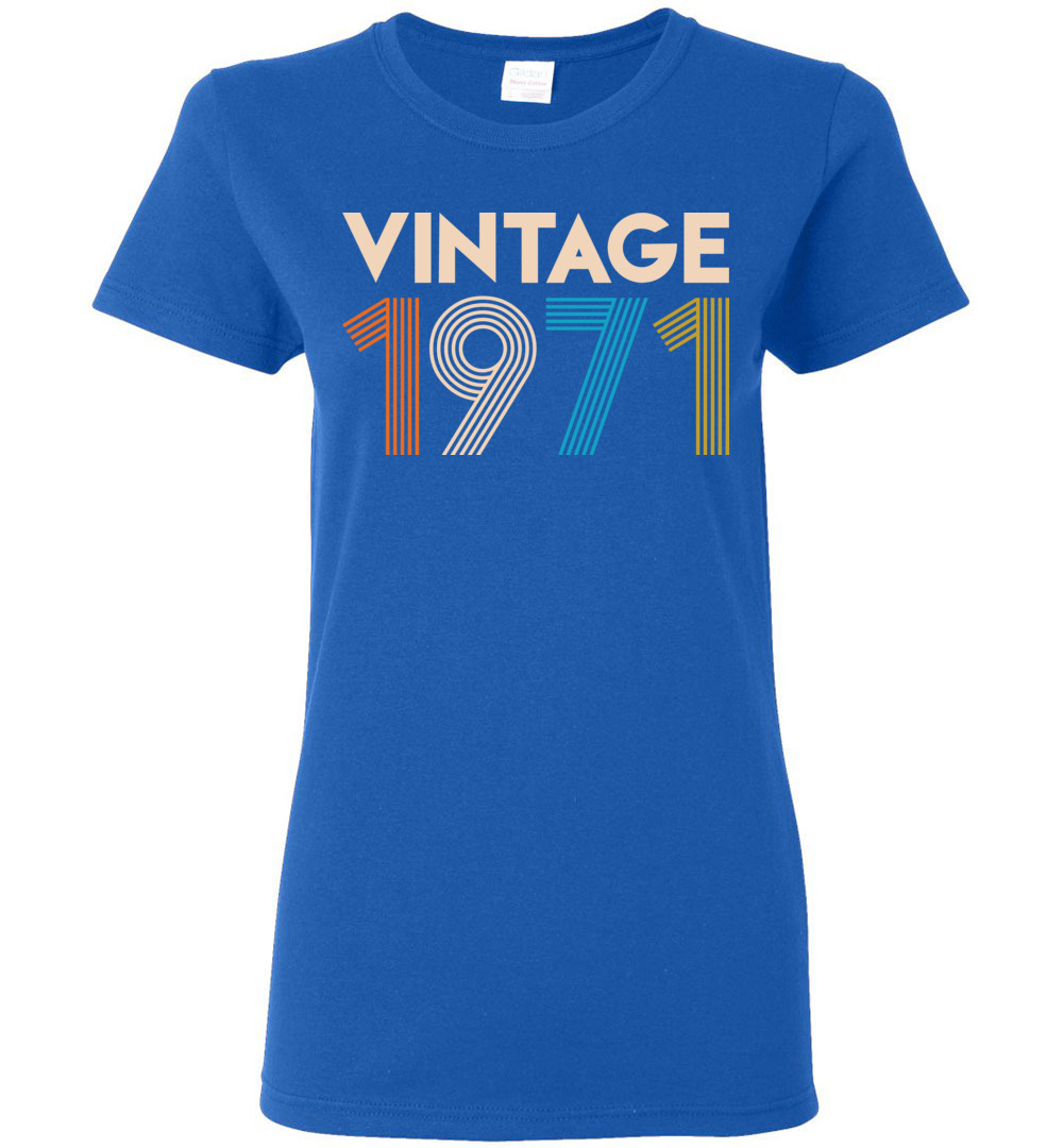Vintage 1971 Limited Edition Ladies Short-Sleeve Vintage 1971 Limited Edition Ladies Short-Sleeve