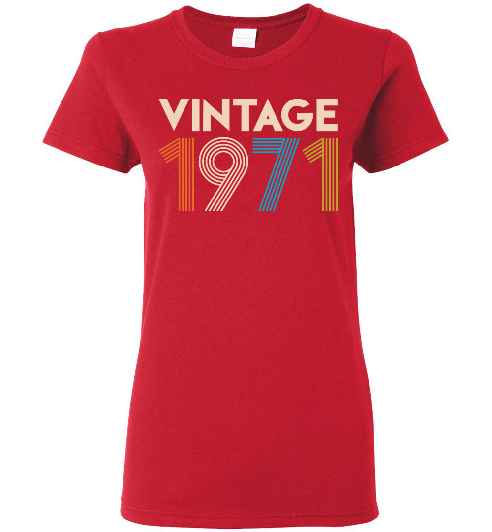 Vintage 1971 Limited Edition Ladies Short-Sleeve Vintage 1971 Limited Edition Ladies Short-Sleeve
