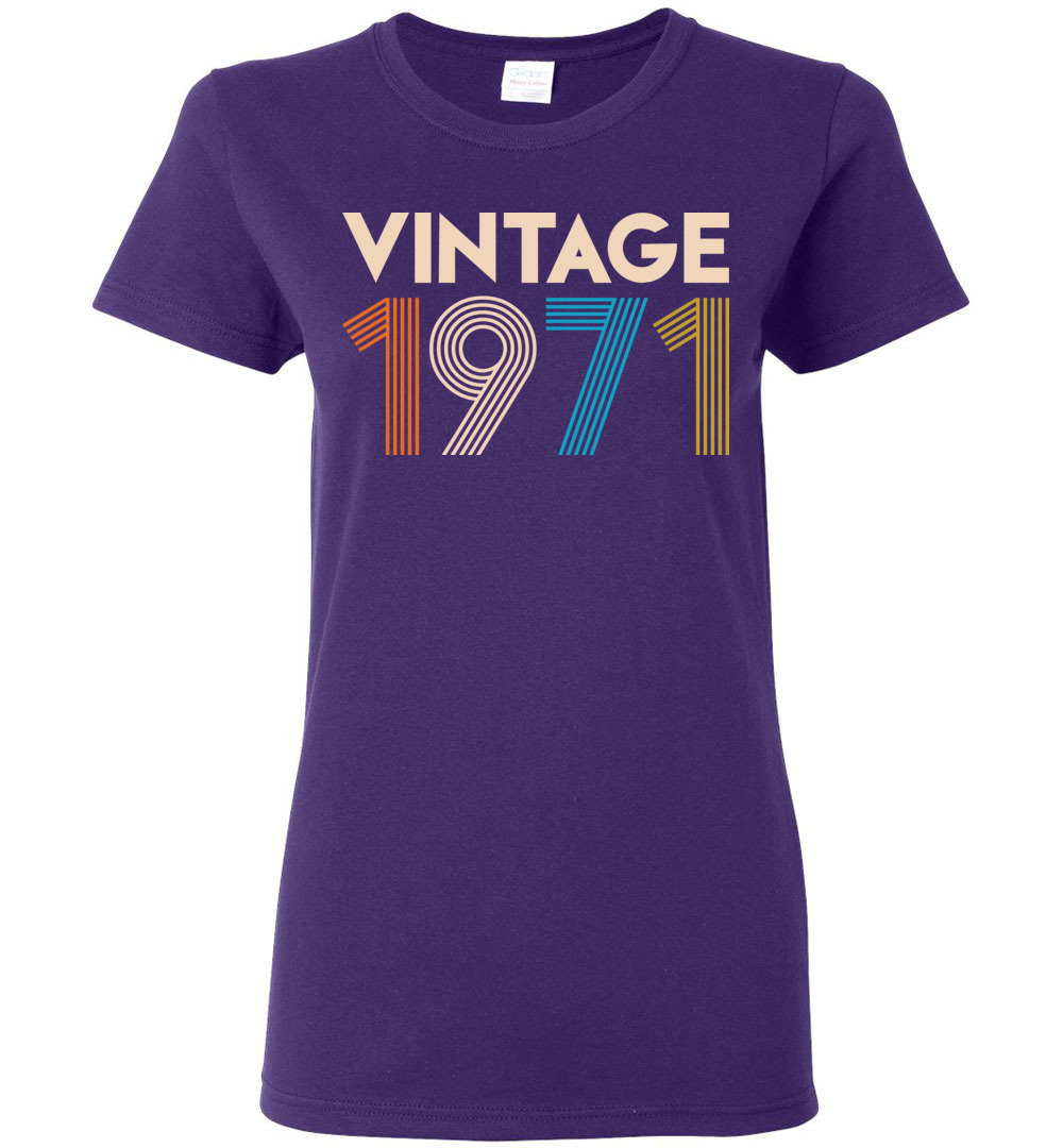 Vintage 1971 Limited Edition Ladies Short-Sleeve Vintage 1971 Limited Edition Ladies Short-Sleeve