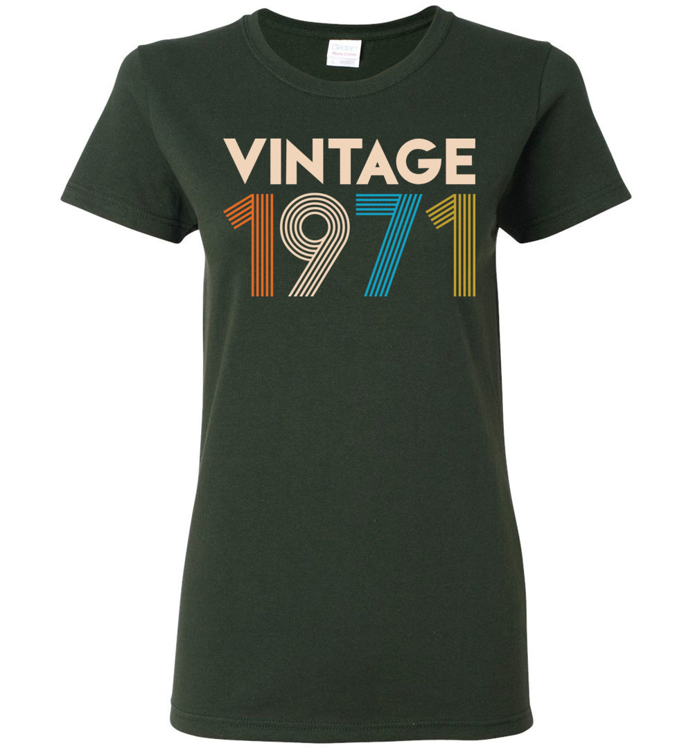 Vintage 1971 Limited Edition Ladies Short-Sleeve Vintage 1971 Limited Edition Ladies Short-Sleeve