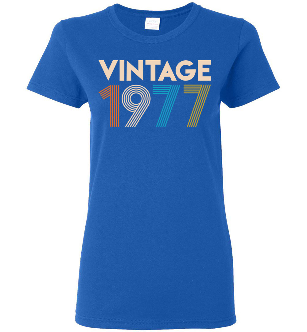 Vintage 1977 Limited Edition Ladies Short-Sleeve Vintage 1977 Limited Edition Ladies Short-Sleeve