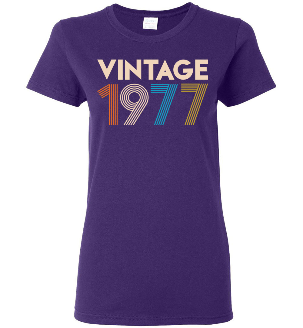 Vintage 1977 Limited Edition Ladies Short-Sleeve Vintage 1977 Limited Edition Ladies Short-Sleeve