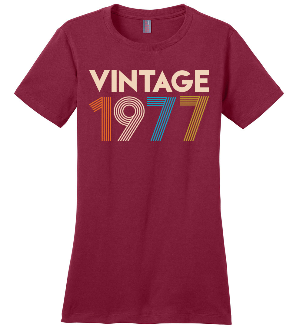 Vintage 1977 Limited Edition Ladies Perfect Weight Tee