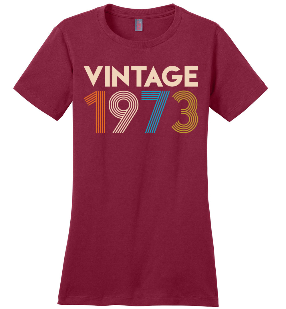 Vintage 1973 Limited Edition Ladies Perfect Weight Tee Vintage 1973 Limited Edition Ladies Perfect Weight Tee