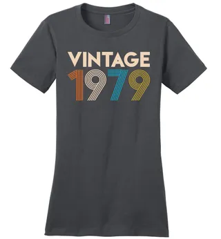 Birthday Shirt Gift Ideas For Women Vintage 1979 Black – alternate