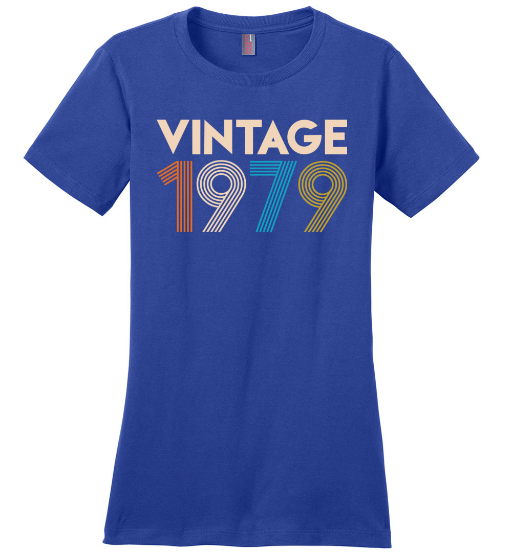 Birthday Shirt Gift Ideas For Women Vintage 1979 Black Birthday Shirt Gift Ideas For Women Vintage 1979 Black
