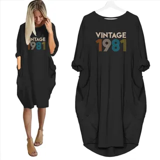 Vintage 1981 Limited Edition Pocket Dress