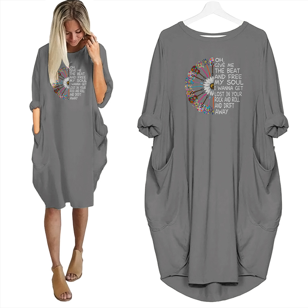 Oh Give Me the Beat And Free My Soul Limited Edition Pocket Dress Oh Give Me the Beat And Free My Soul Limited Edition Pocket Dress