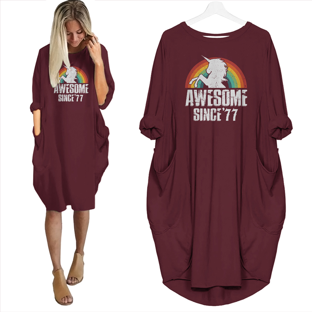 Awesome Since 1977 Limited Edition Pocket Dress Awesome Since 1977 Limited Edition Pocket Dress
