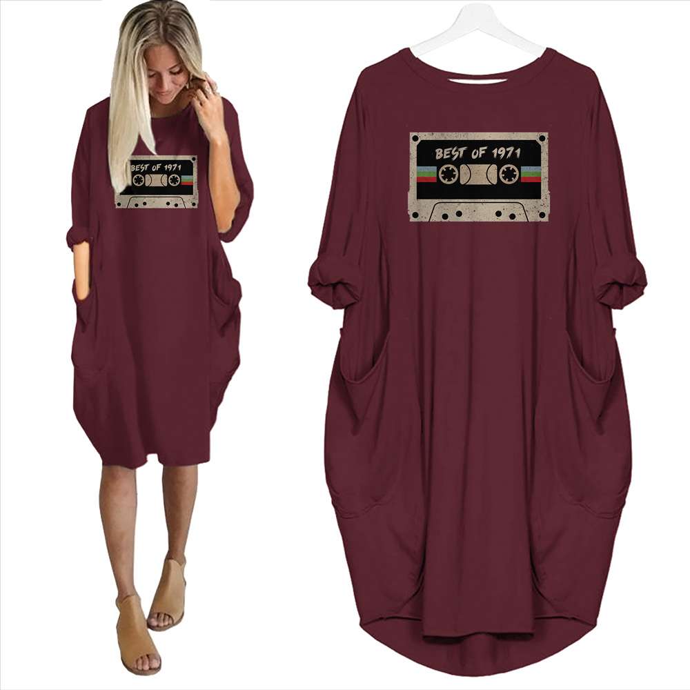 Birthday Outfits Best Of 1971 Limited Edition Pocket Dress Birthday Outfits Best Of 1971 Limited Edition Pocket Dress