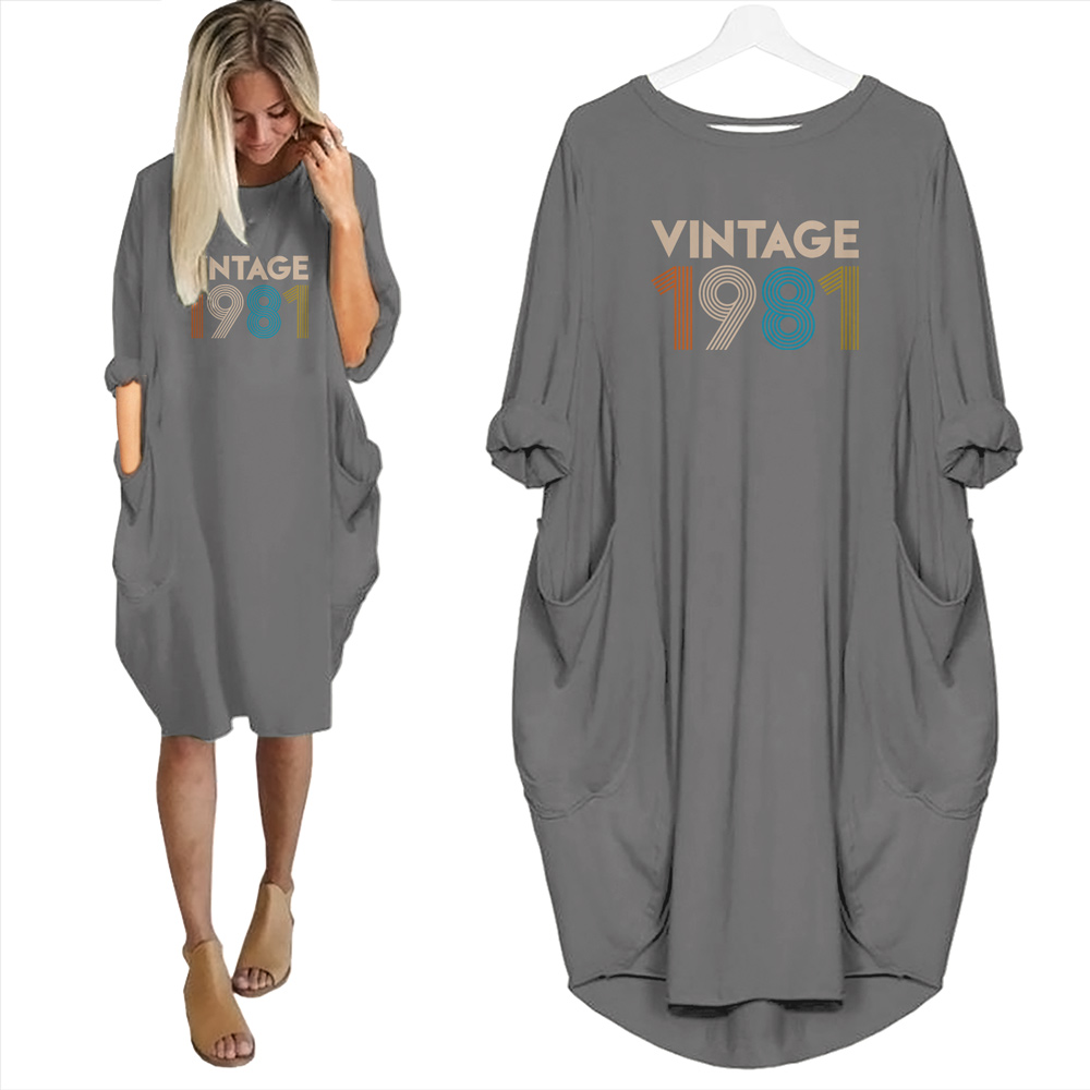 Vintage 1981 Limited Edition Pocket Dress