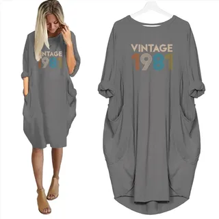 Vintage 1981 Limited Edition Pocket Dress – alternate