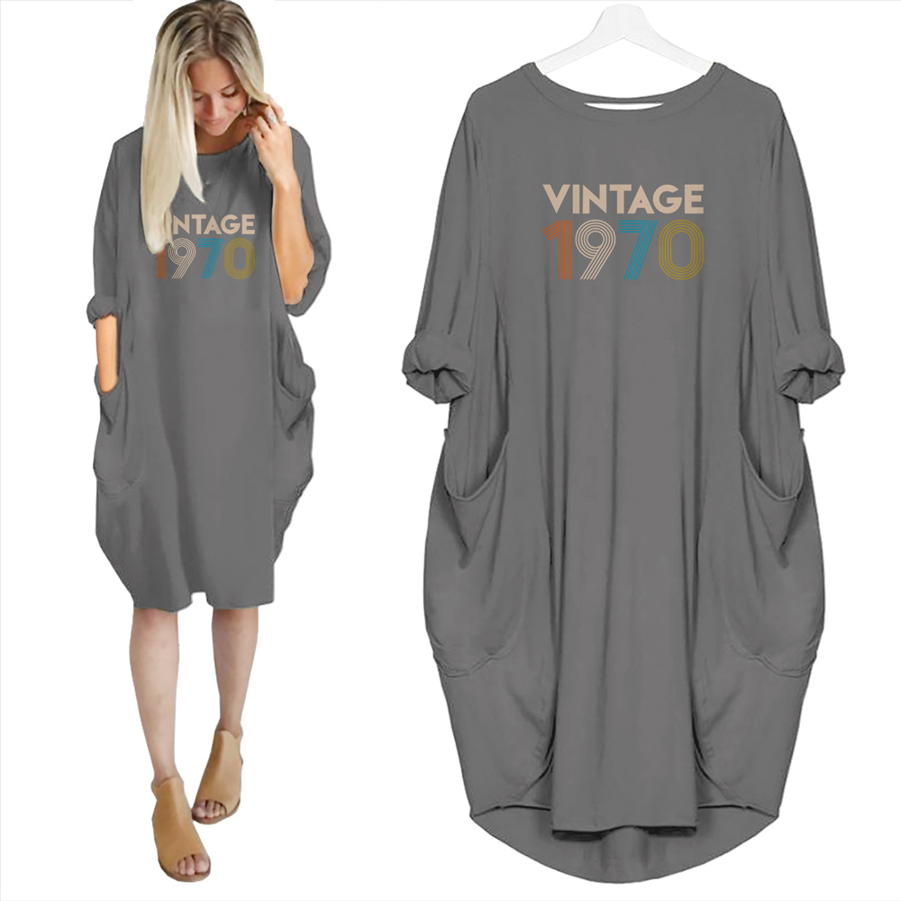 Vintage 1970 Limited Edition Pocket Dress
